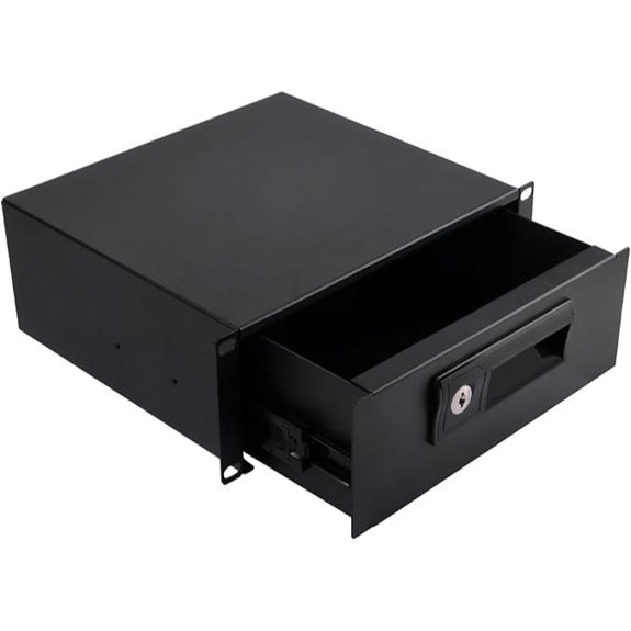 GeeekPi 10-inch Lockable Rack Mount Drawer