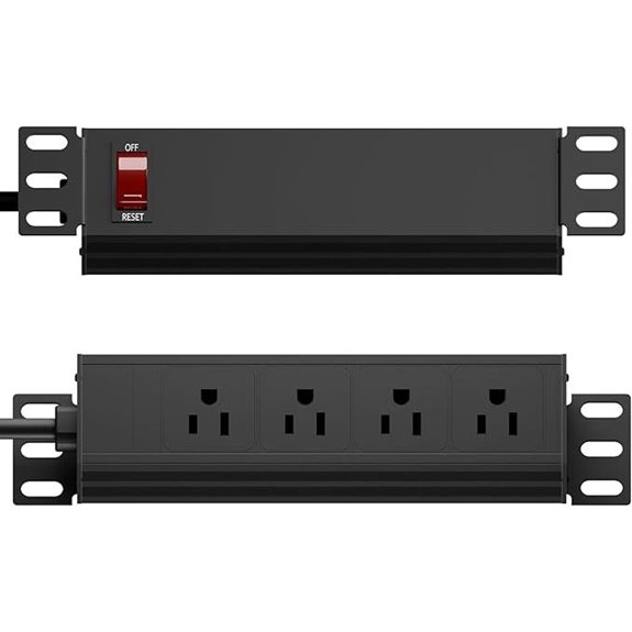 10-inch Rack PDU with Outlets and Protection