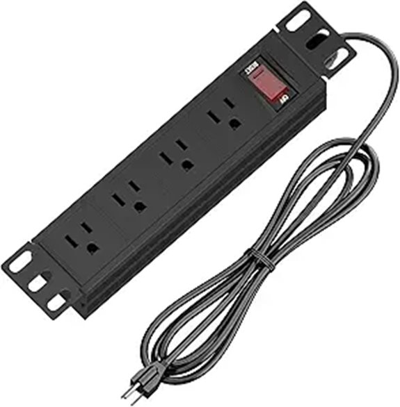 10 Rack PDU with 4 Outlets and Protection