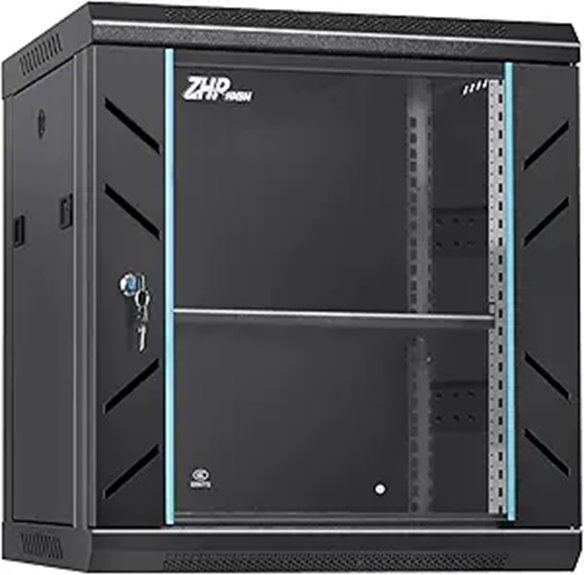 12U Wall Mount Network Server Rack Cabinet