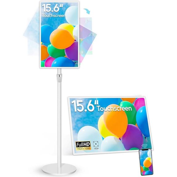 15 6 inch touchscreen digital signage