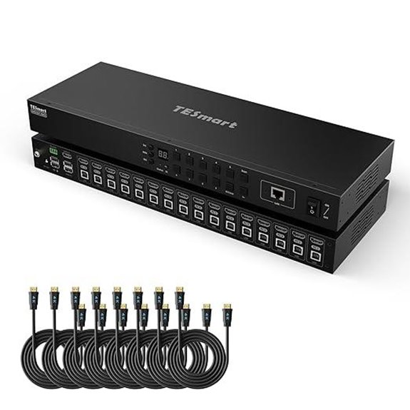 TESmart 16-Port HDMI KVM Switch with Cables