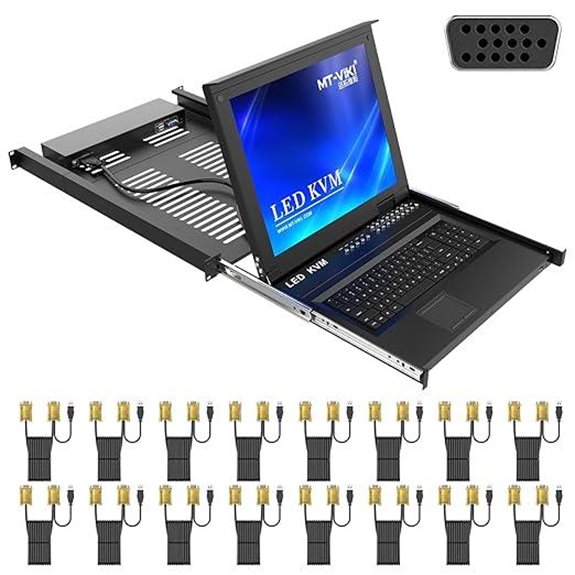 MT-VIKI 17 Rack Mount KVM Over IP (16 Ports)