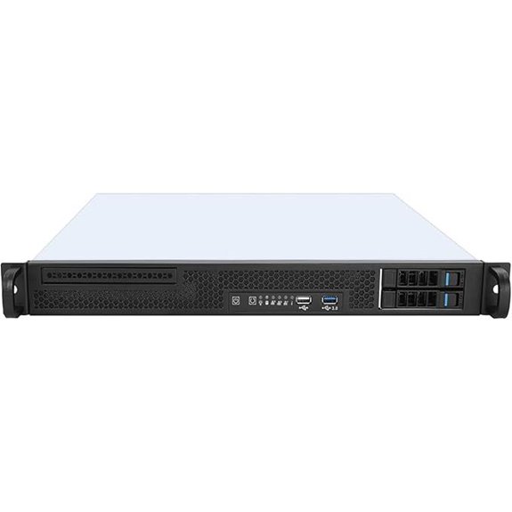 19-Inch 1U Rackmount Server Case with USB Ports
