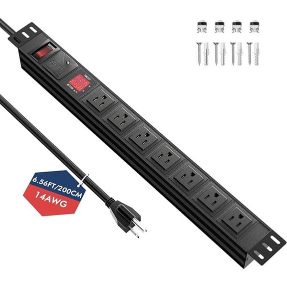 19-Inch Rackmount PDU with OLED Display