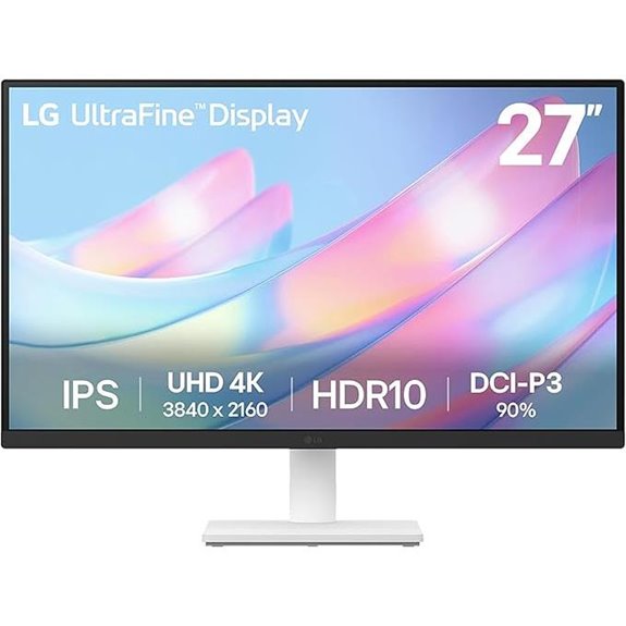 LG 27US500-W 27-Inch 4K UHD Monitor with HDR10