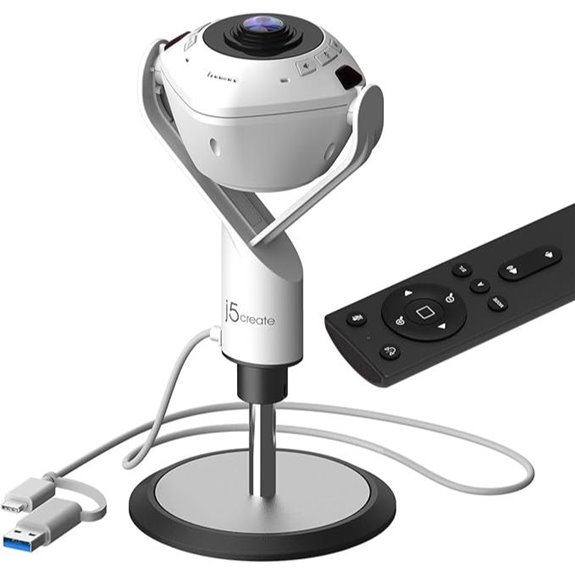 j5create 360 Conference Camera with Speakerphone & Smart Tracking