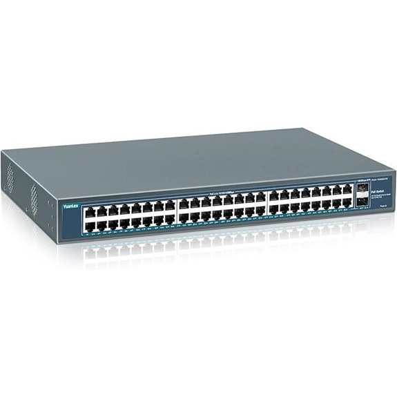 YuanLey 48-Port Gigabit PoE Switch with Uplink