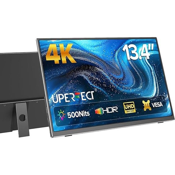 UPERFECT 4K Portable Monitor with Built-in Stand