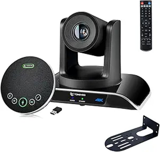 TONGVEO 4K PTZ Conference Camera & Speakerphone