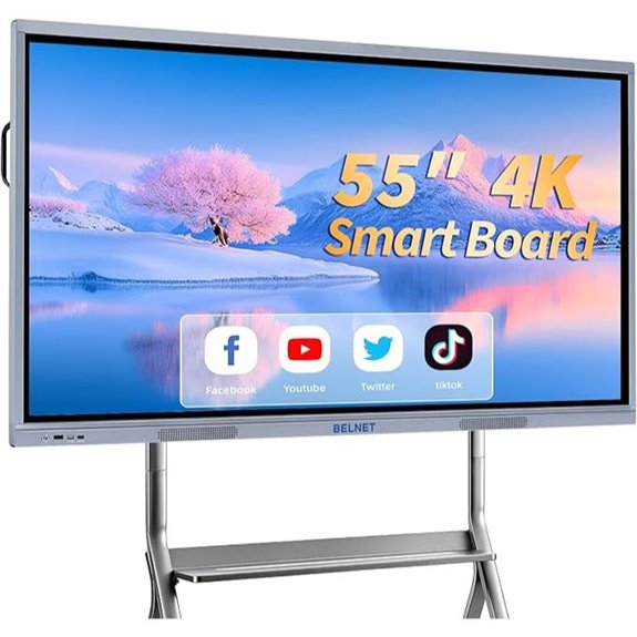 55-Inch 4K UHD Touchscreen Whiteboard for Business/Class