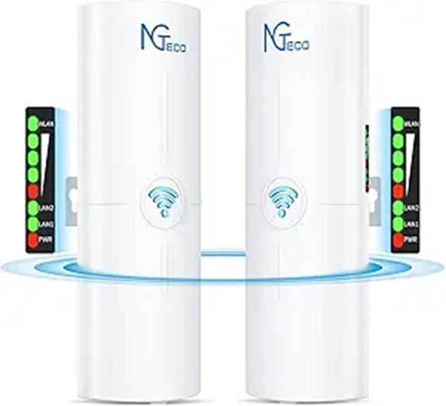 Wireless Bridge 5KM 5.8GHz Outdoor WiFi Pair