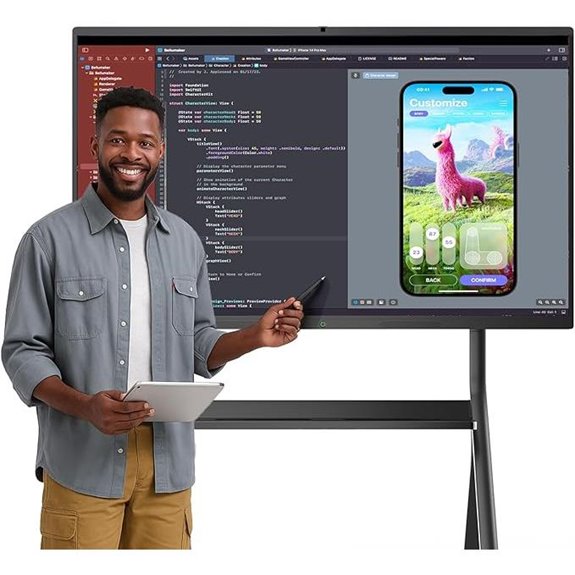 75 4K Android Smart Board with Touchscreen
