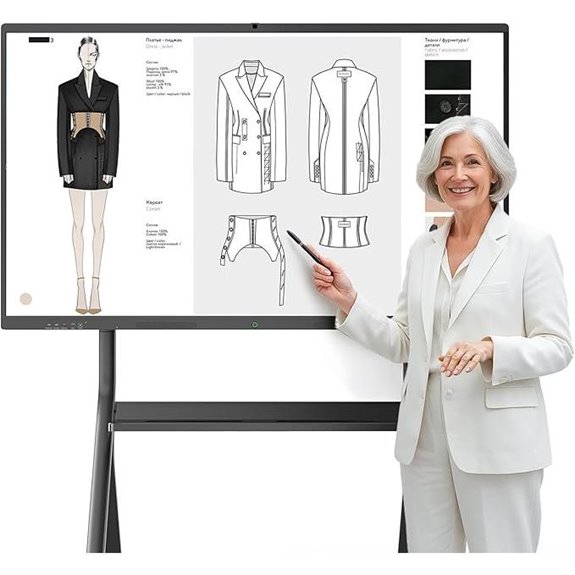 75 Interactive Smart Board with Multi-Touch & Screen Sharing
