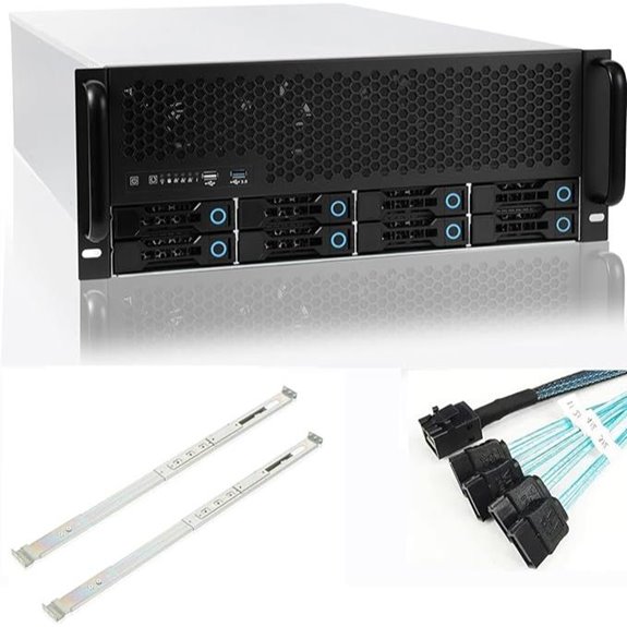 RackChoice 4U Server Chassis with 8-Bay Hot-Swap
