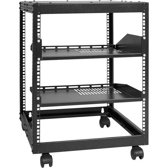 Vevor 12U Adjustable Open Frame Server Rack