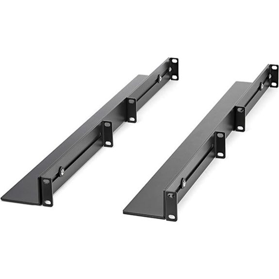StarTech 1U Server Rack Rails Adjustable Depth