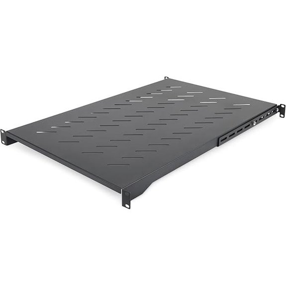 StarTech 1U Vented Server Rack Shelf Adjustable 150lb