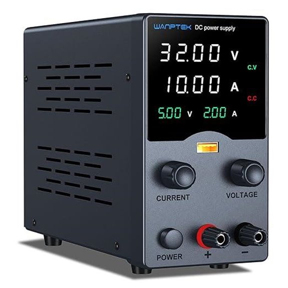 Wanptek 30V 10A Variable DC Power Supply with USB