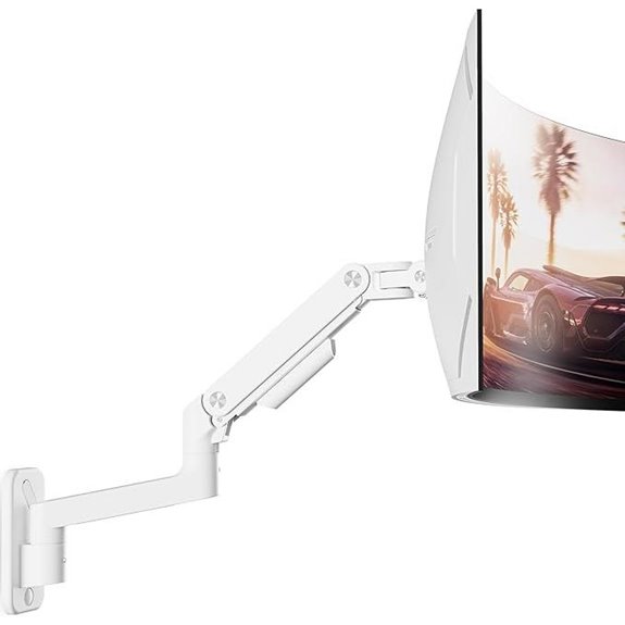 ARES WING Wall Mount Monitor Arm for 17-49 Inch Screens