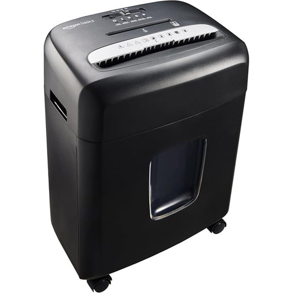 Amazon Basics Micro Cut Paper Shredder (8 Sheets)