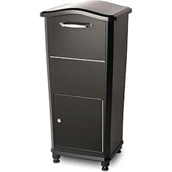 Architectural Mailboxes 6900B Elephantrunk Parcel Drop Box Black
