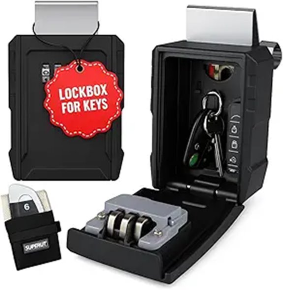 Superlit XL Car Lock Box with RFID Signal Blocker