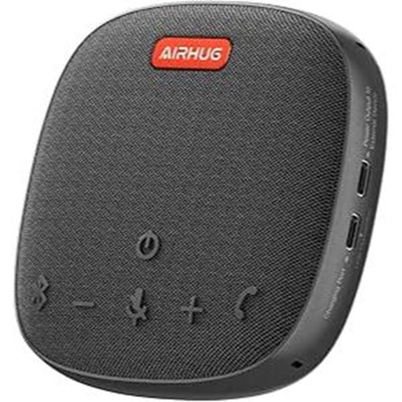 AIRHUG Conference Microphone and Speaker with Noise Reduction