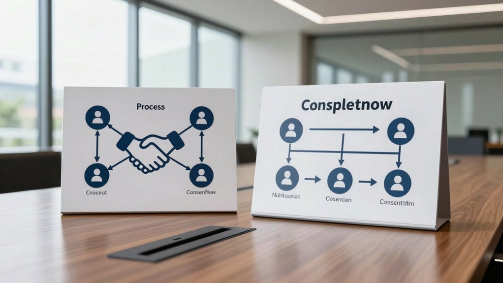 consent versus notification models