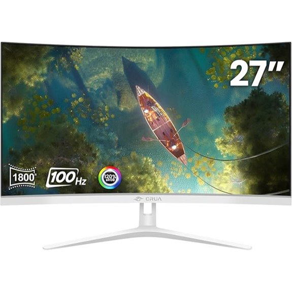 CRUA 27 Curved Full HD Monitor VA Panel