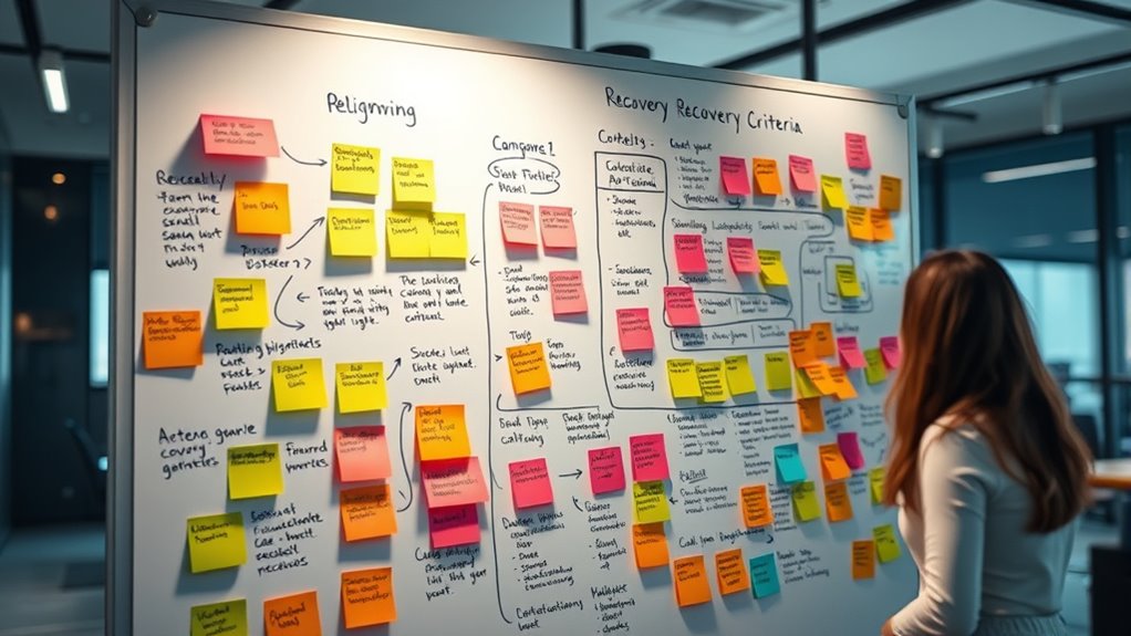 define recovery objectives clearly