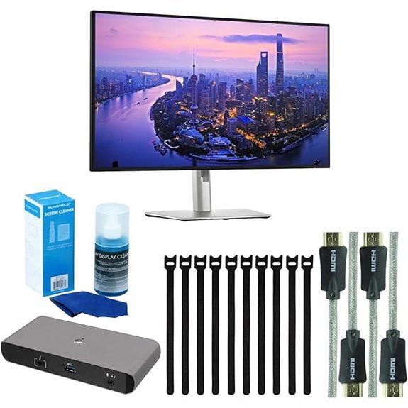 Dell U2725QE 27-Inch 4K UHD IPS Monitor Bundle