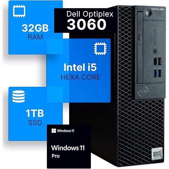 Dell Optiplex 3060 Desktop PC with i5-8500