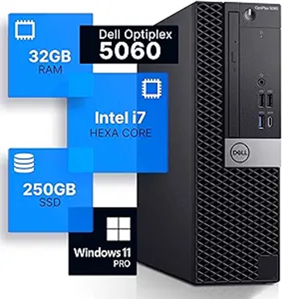 Dell Optiplex 5060 i7 Desktop PC 32GB RAM SSD