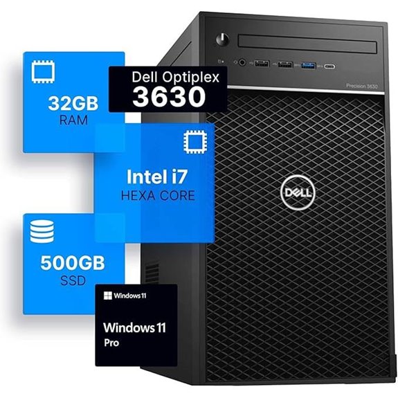 Dell Precision 3630 Tower PC with Intel i7-8700