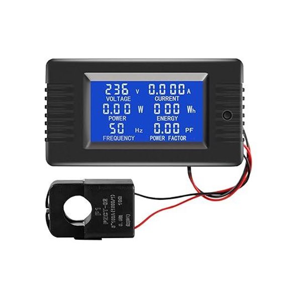 Digital AC Panel Meter with Current Transformer