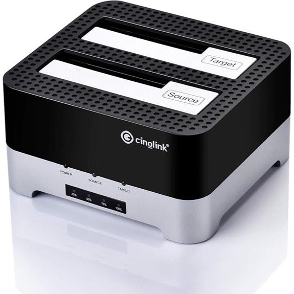 Clone Dock HDD Duplicator with Dual Bay USB 3.0