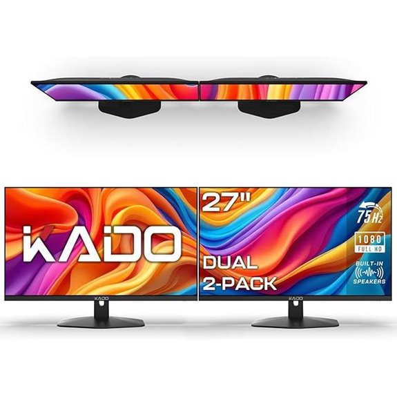 Kado 27 Dual Monitors with HDMI and VESA