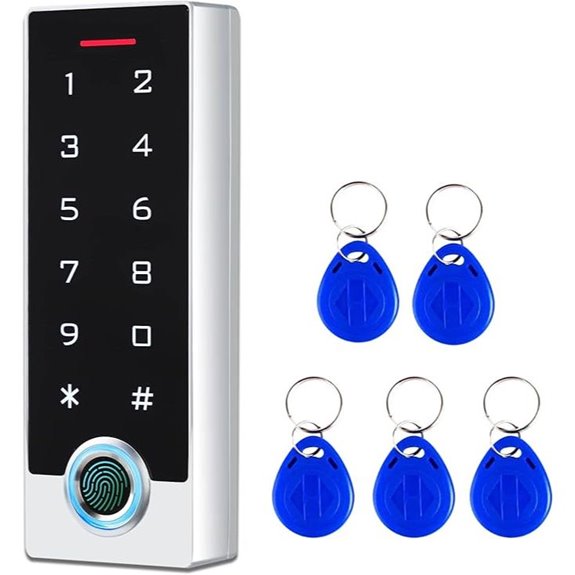 Metal Fingerprint Access Control Keypad System