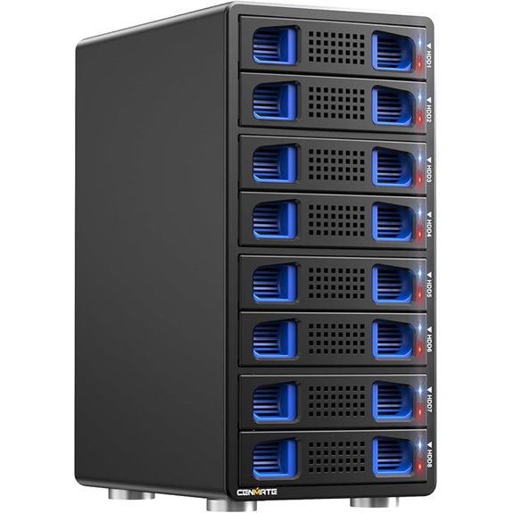 8-Bay SATA RAID Enclosure with Cooling Fan