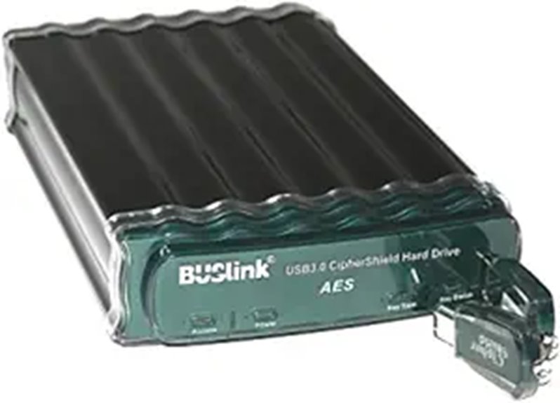 Buslink CipherShield 4TB Encrypted Desktop Hard Drive