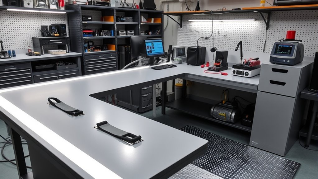 esd safety workspace features