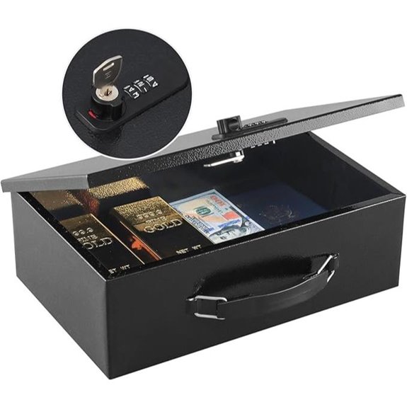 KYODOLED Fireproof Lock Box for Documents