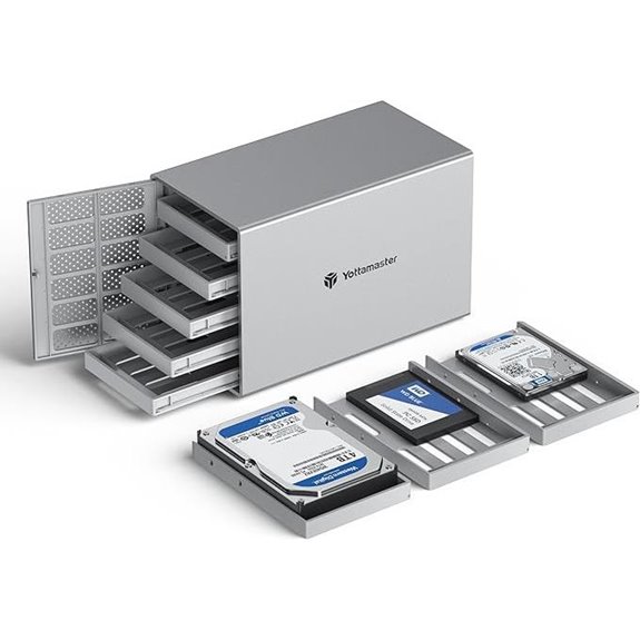 Yottamaster 5-Bay USB-C RAID Hard Drive Enclosure