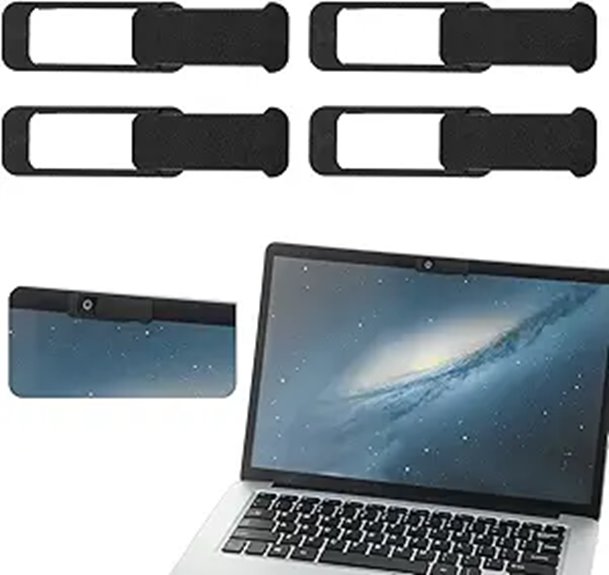 4-Pack Webcam Privacy Covers for Laptop and Mobile