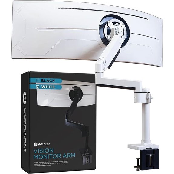Heavy Duty Monitor Arm for Ultrawide Monitors
