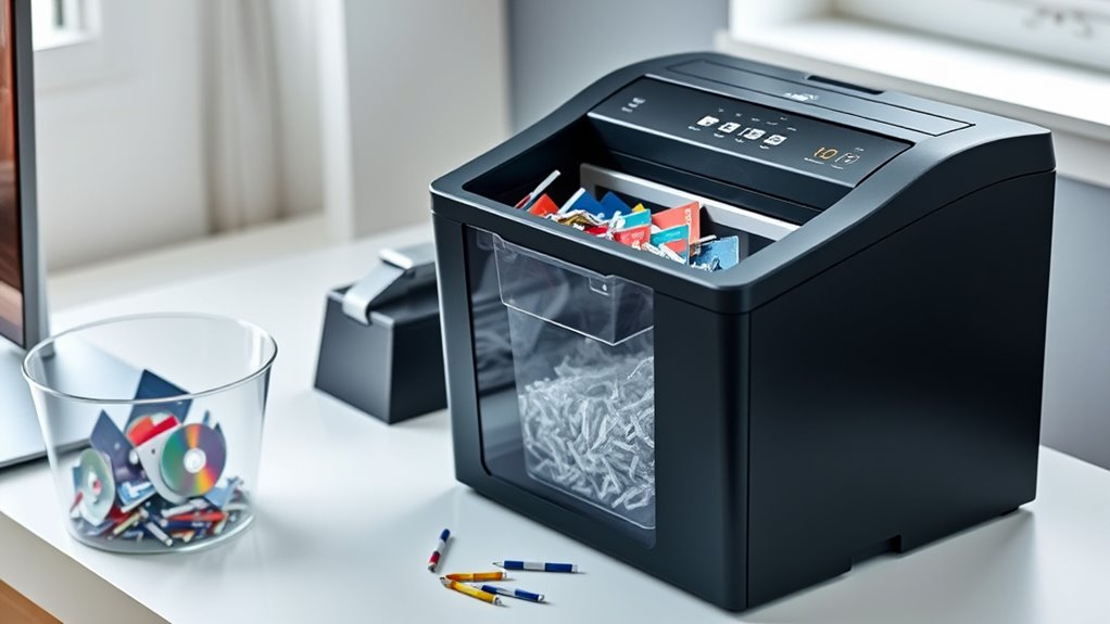 high capacity shredder features