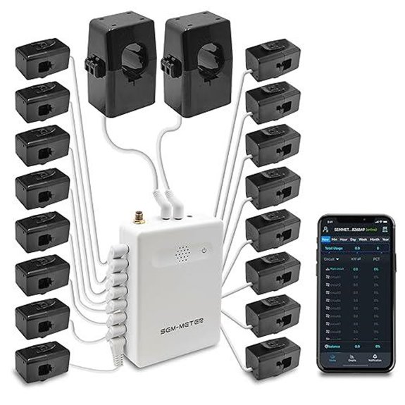 Smart Home Energy Monitor with Circuit Sensors