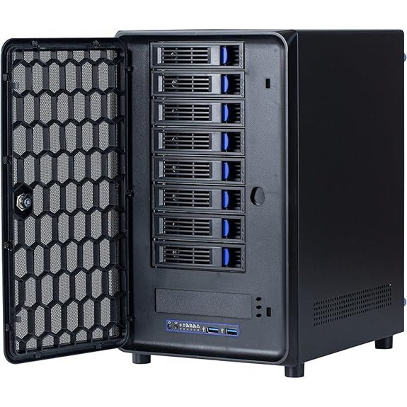 8-Bay DIY NAS Enclosure with Hot Swap Backplane