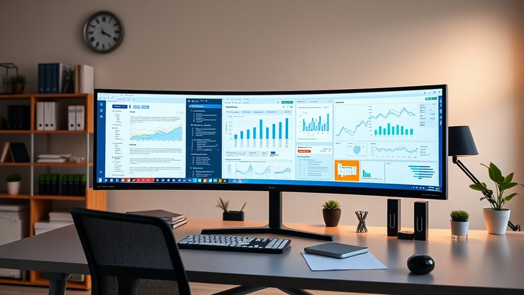 key office monitor features